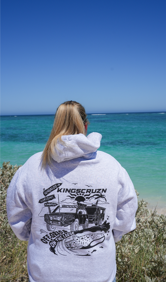 Ningaloo Hoodie White Marle