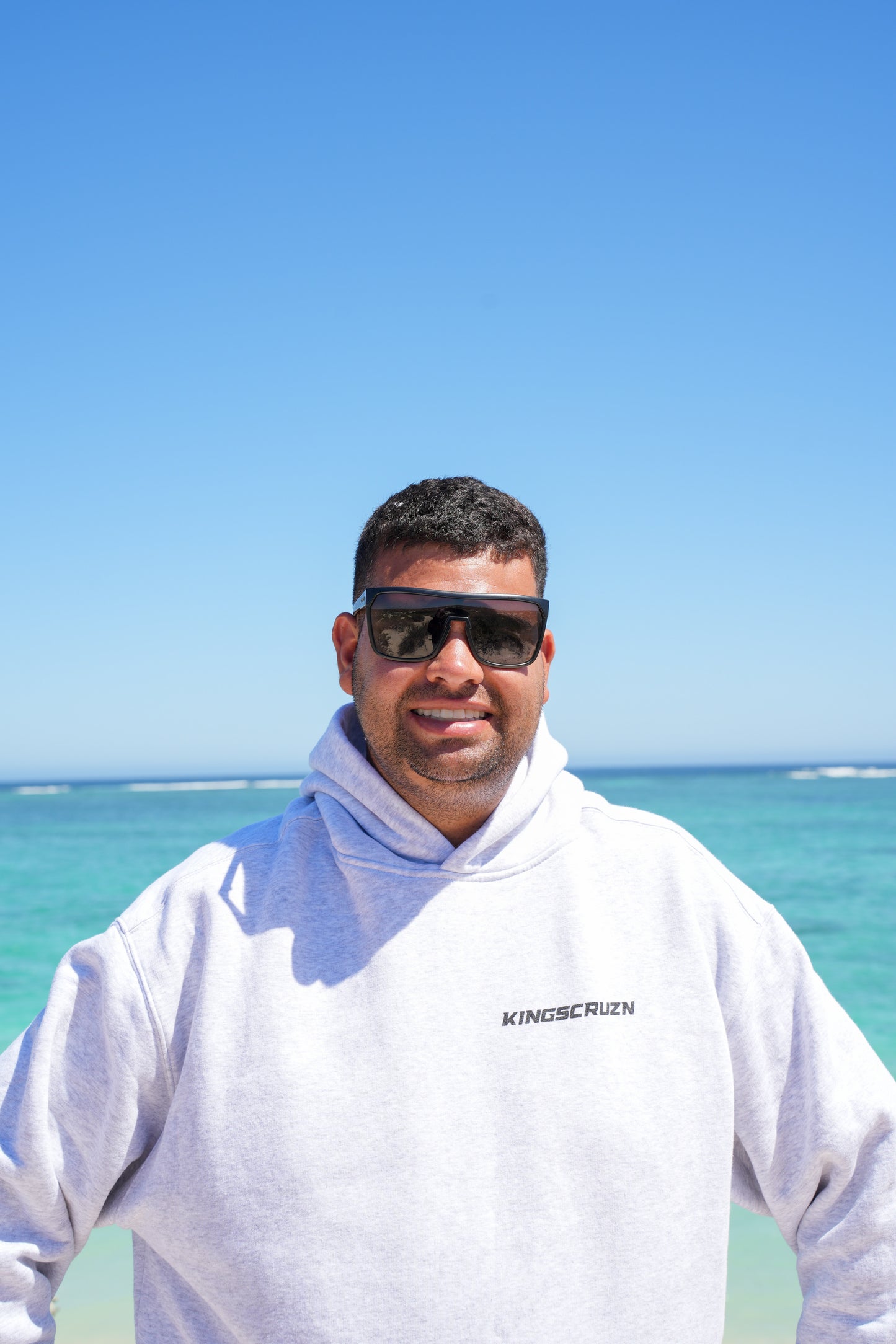 Ningaloo Hoodie White Marle