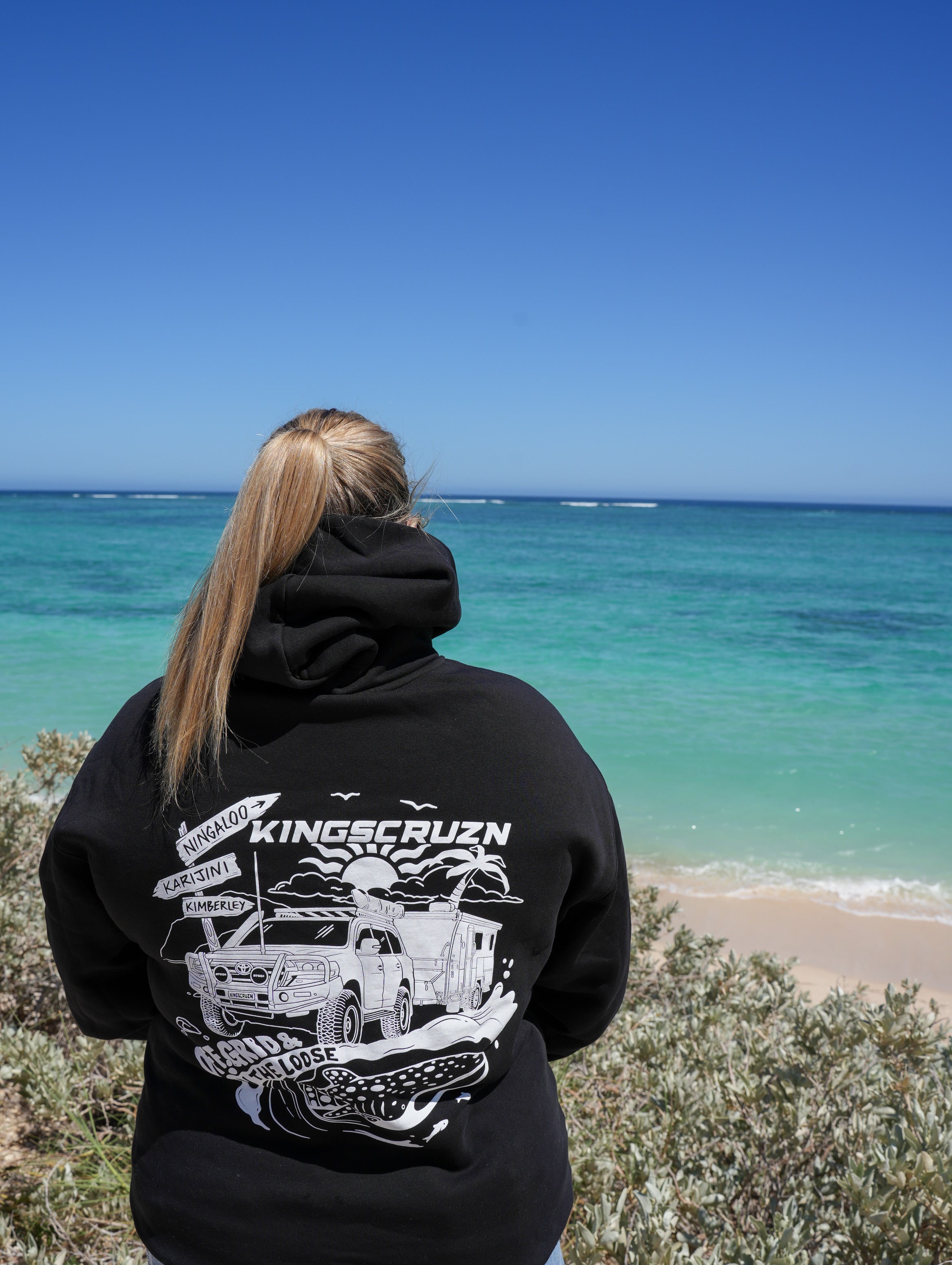 Ningaloo Hoodie Black